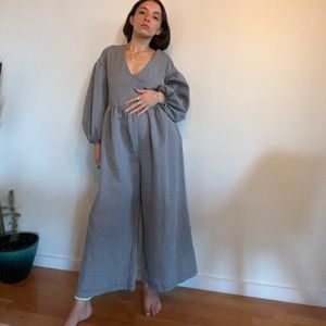 ASOS Relaxed Fit Gingham Jumpsuit Size 4 Petite